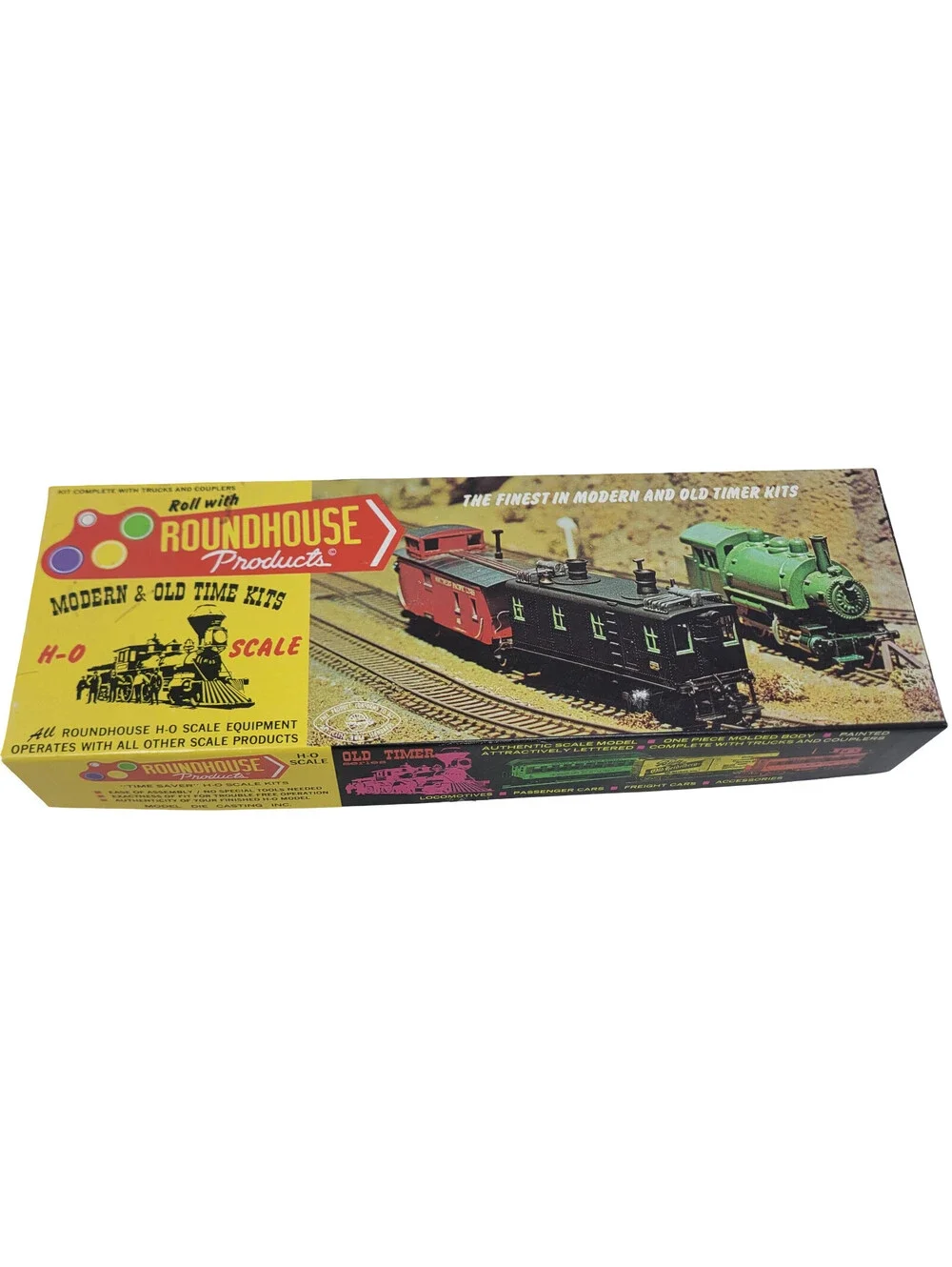 Roundhouse HO 50' Overland Unlettered Undecorated Passenger Mail Car Kit NEW